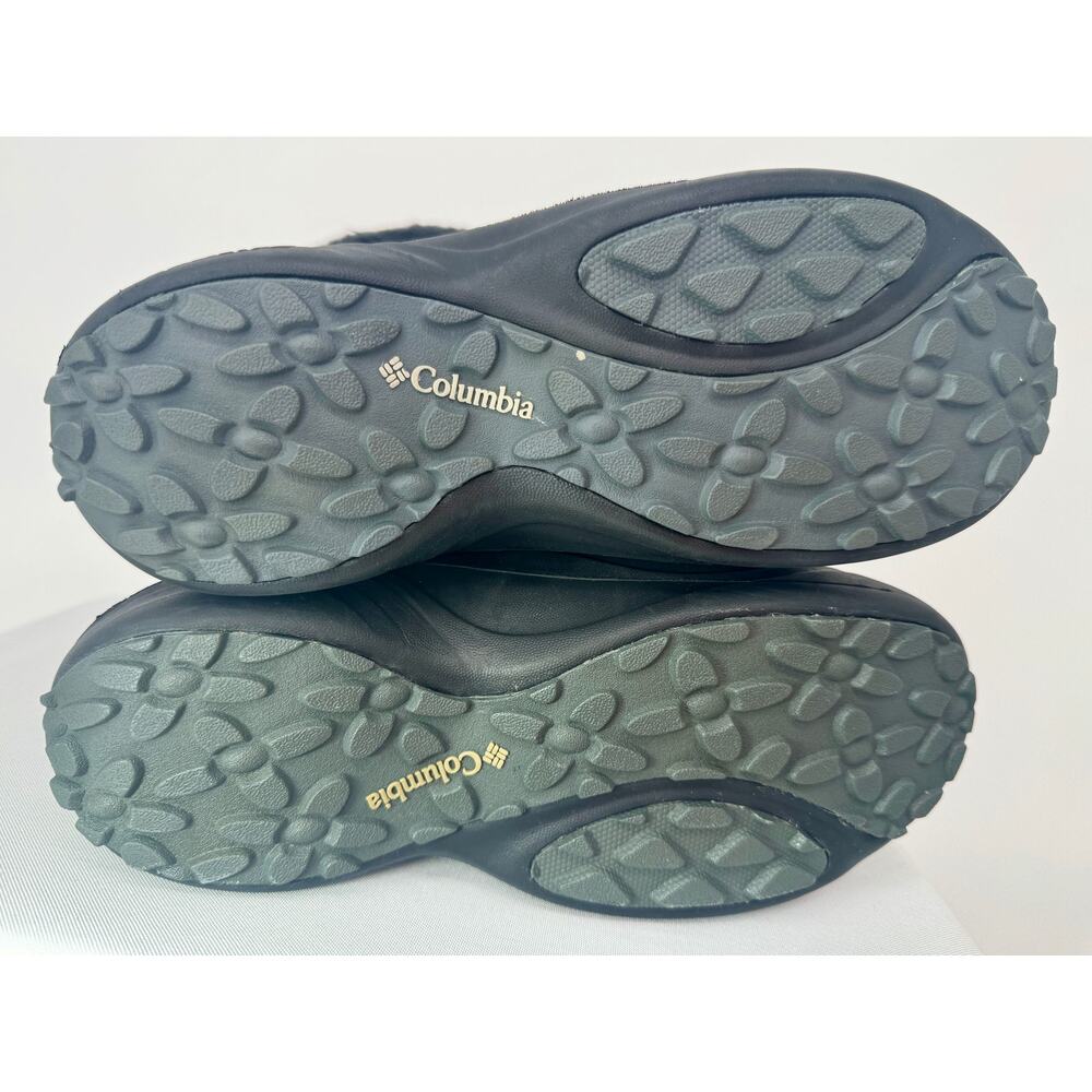 Columbia Sierra Summette Techlite Faux Fur Black Winter Boots Size 7 - Picture 5 of 8